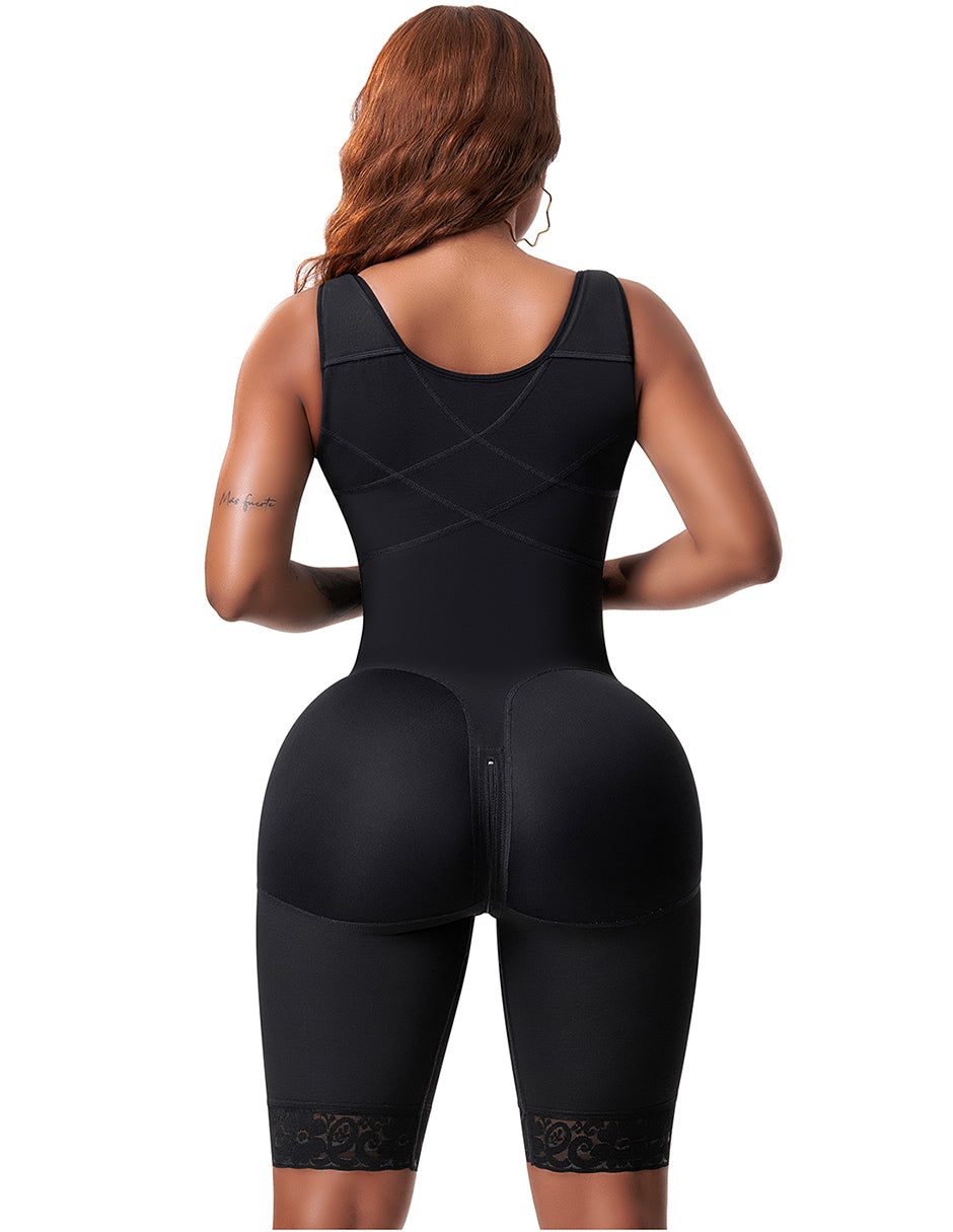 Faja Snatched Body DC05L1 vista de espalda con efecto levanta glúteos natural
