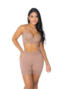 Short moldeador Jackie London 4500 vista de frente con pretina alta para control de abdomen
